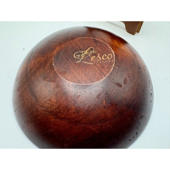 2 Baribocraft Lesco Vintage wooden salad bowls Canada - Picture 2 of 7